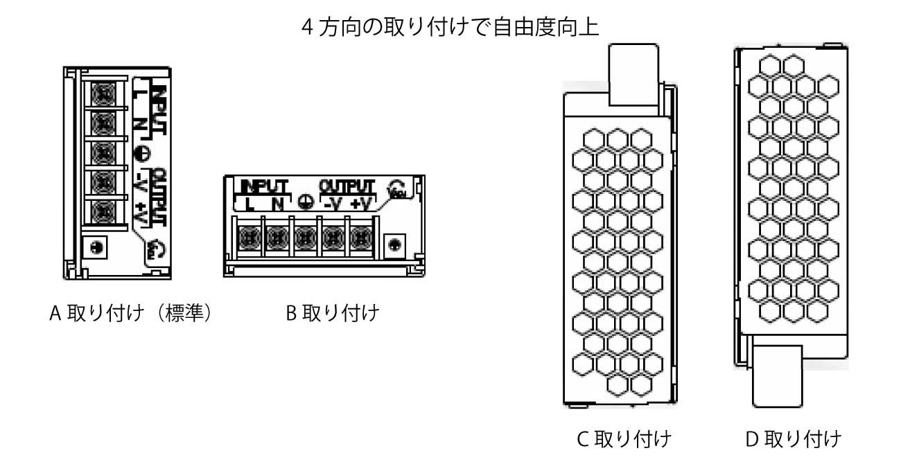 IDECプッシュイン式電源