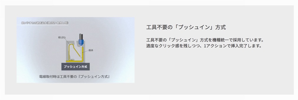 誰でもスピーディーに均質の配線が可能