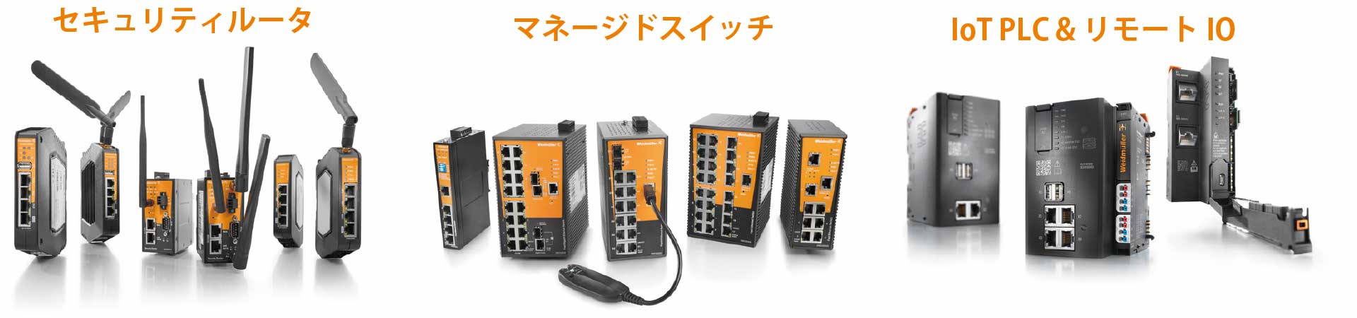 サイバーセキュリティ規格に準拠した製品を幅広くラインナップ