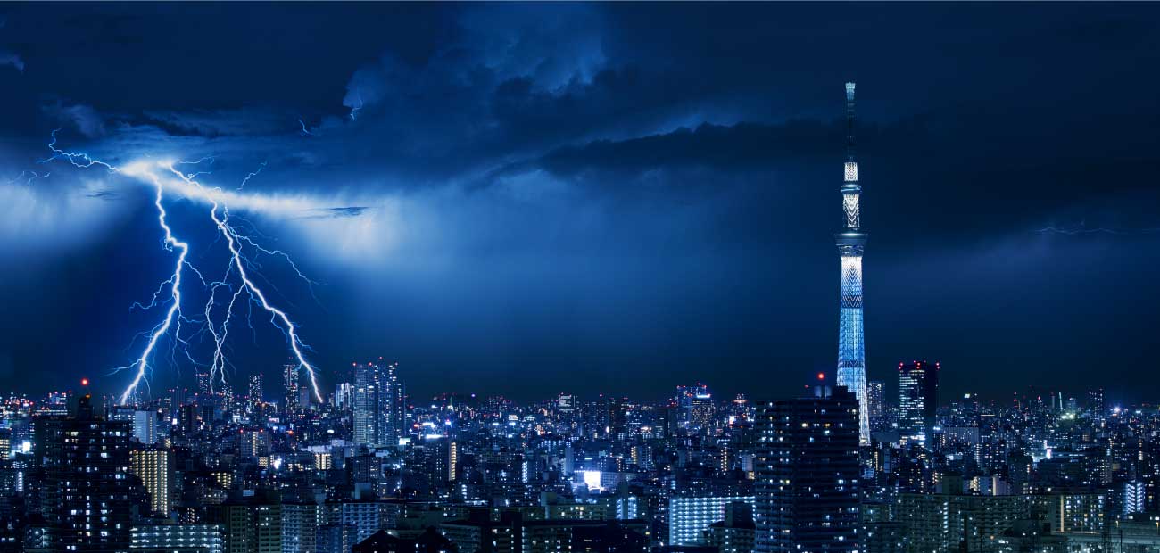 都市の雷